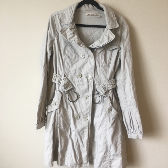 DKNY jeans tan trench coat - Picture 4 of 6